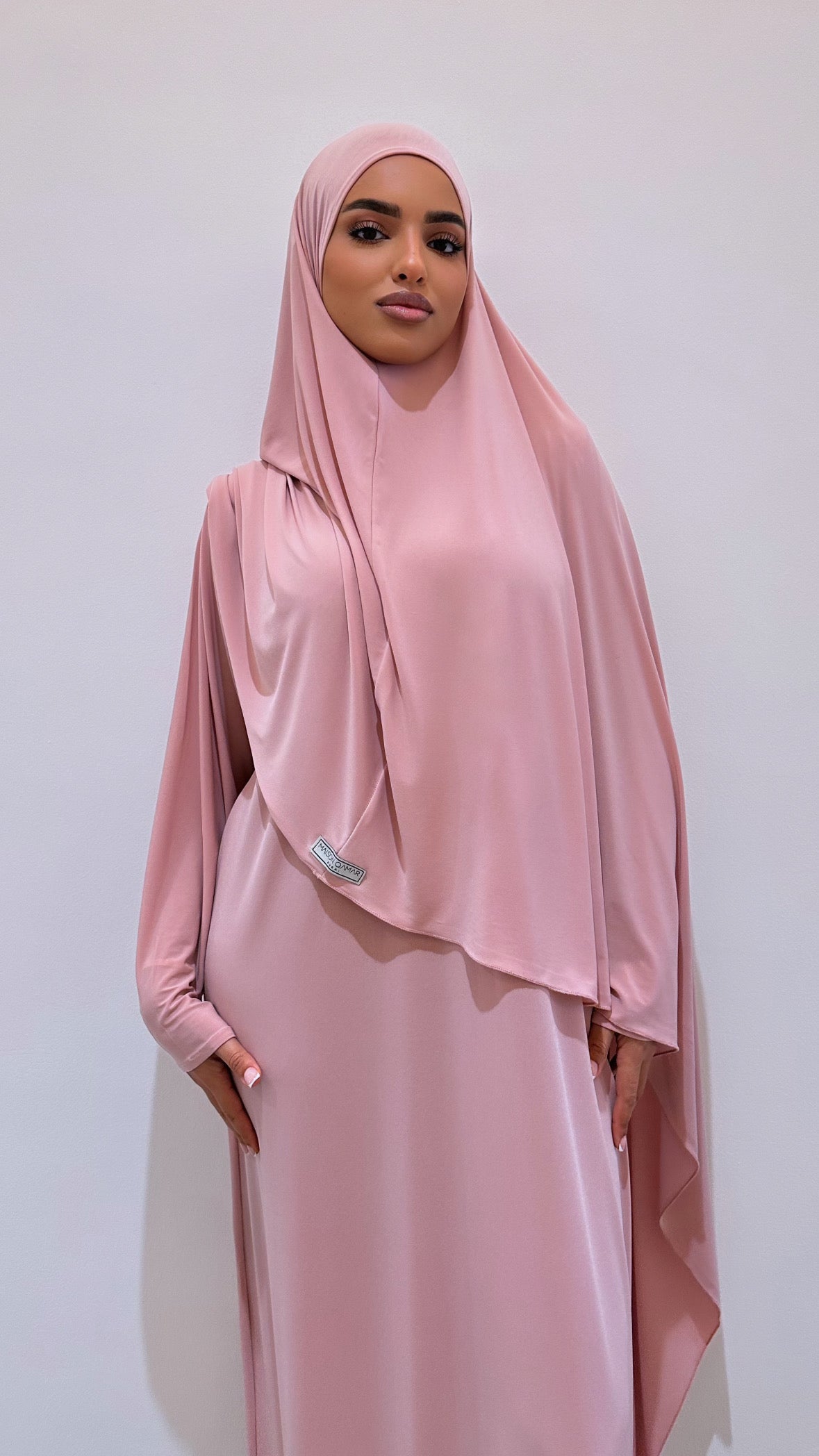 Baby Pink Khimaar Set