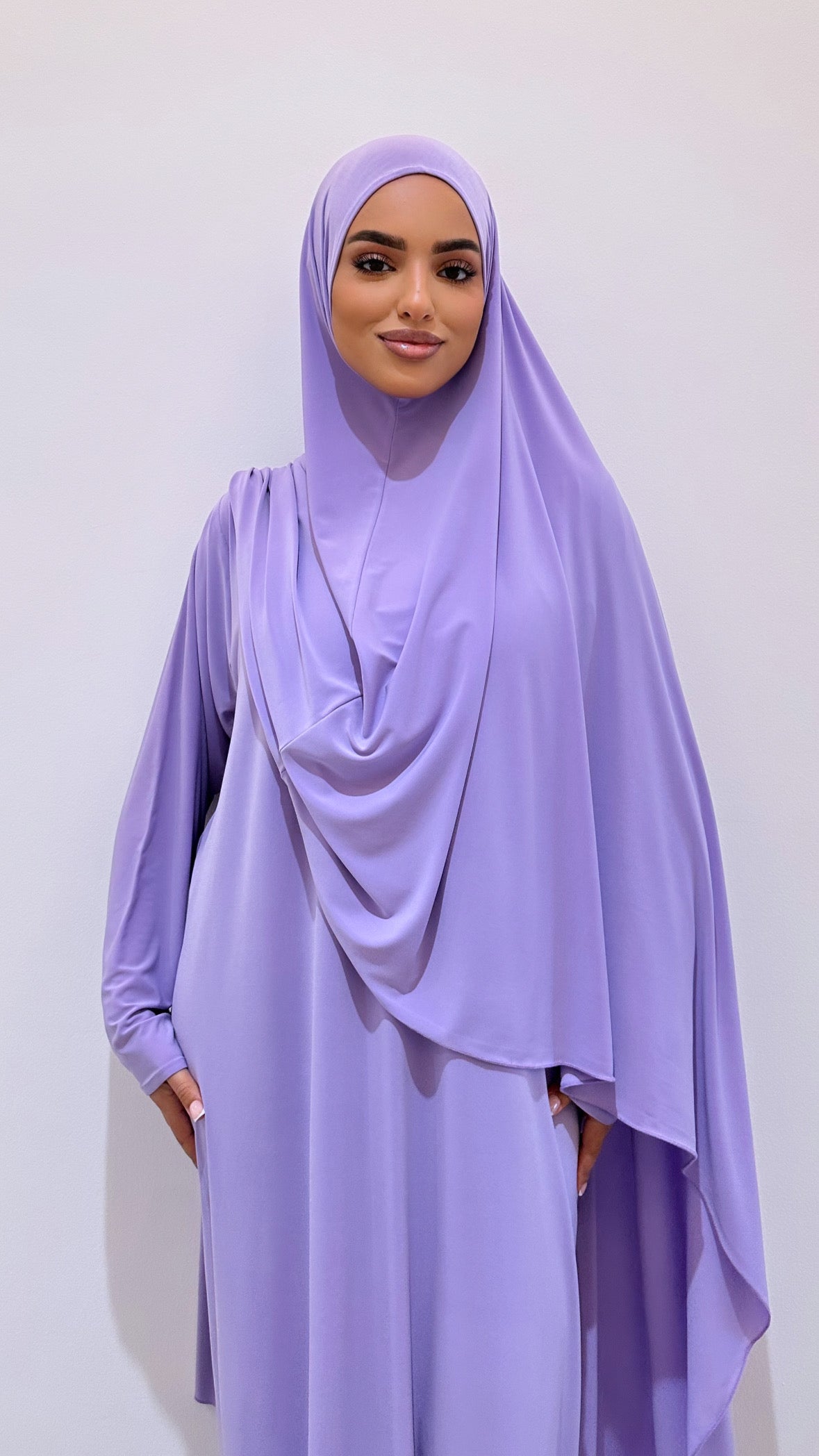 Lilac Khimaar Set