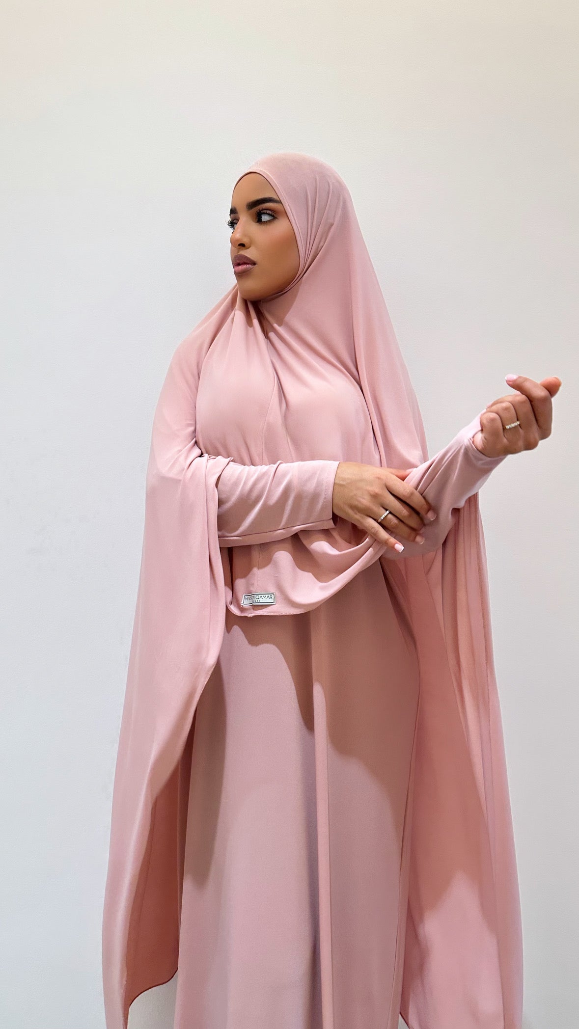Baby Pink Khimaar Set
