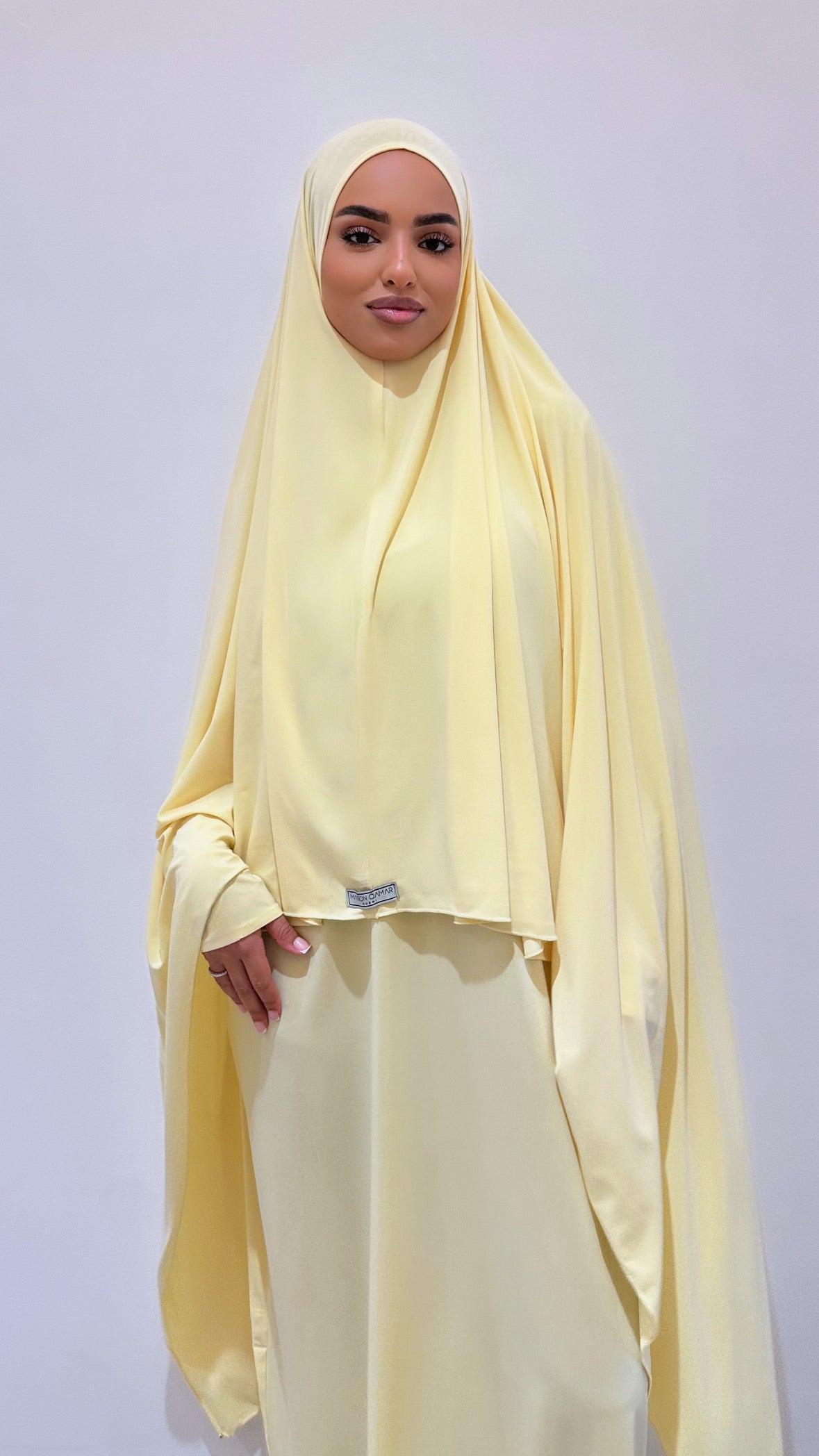 Butter Yellow Khimaar Set