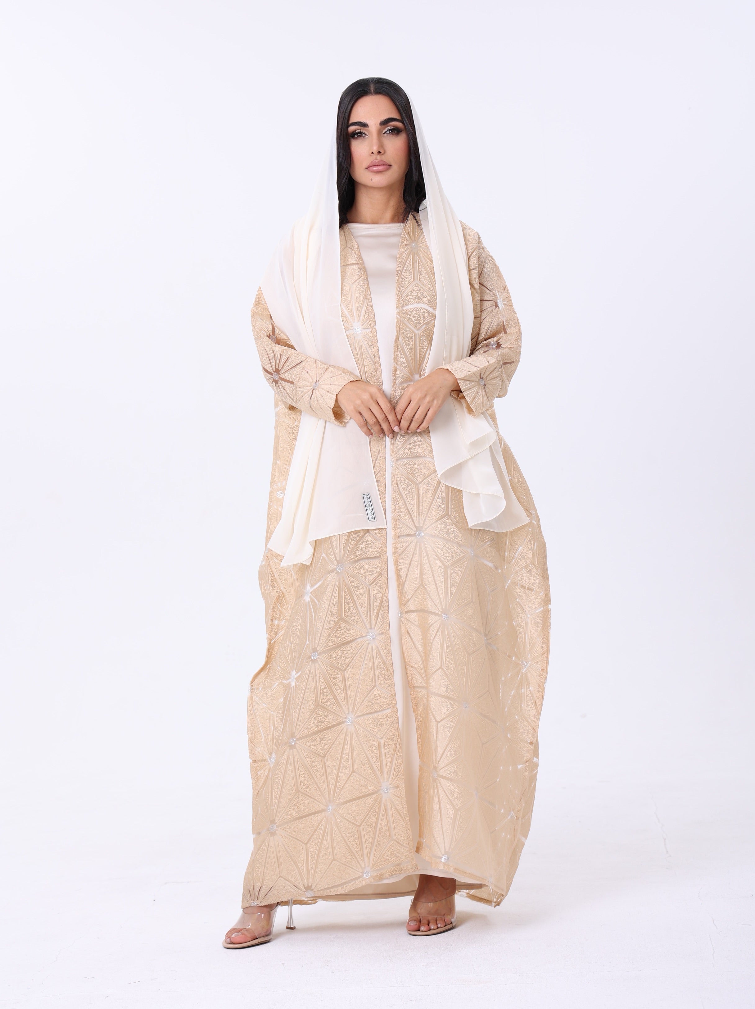 Organza Diamond Light Abaya