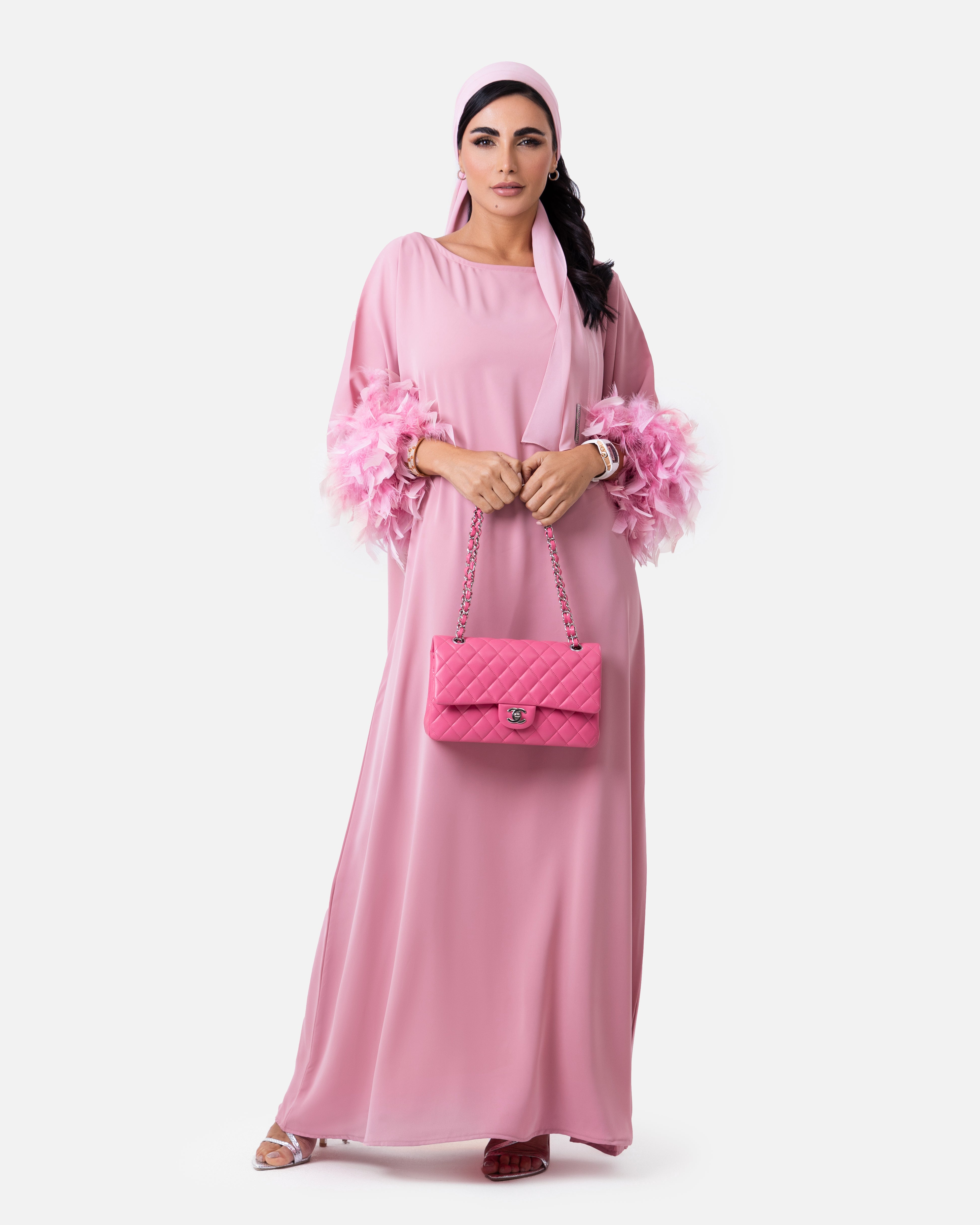 The Dress Pink by Maison Qamar Dubai