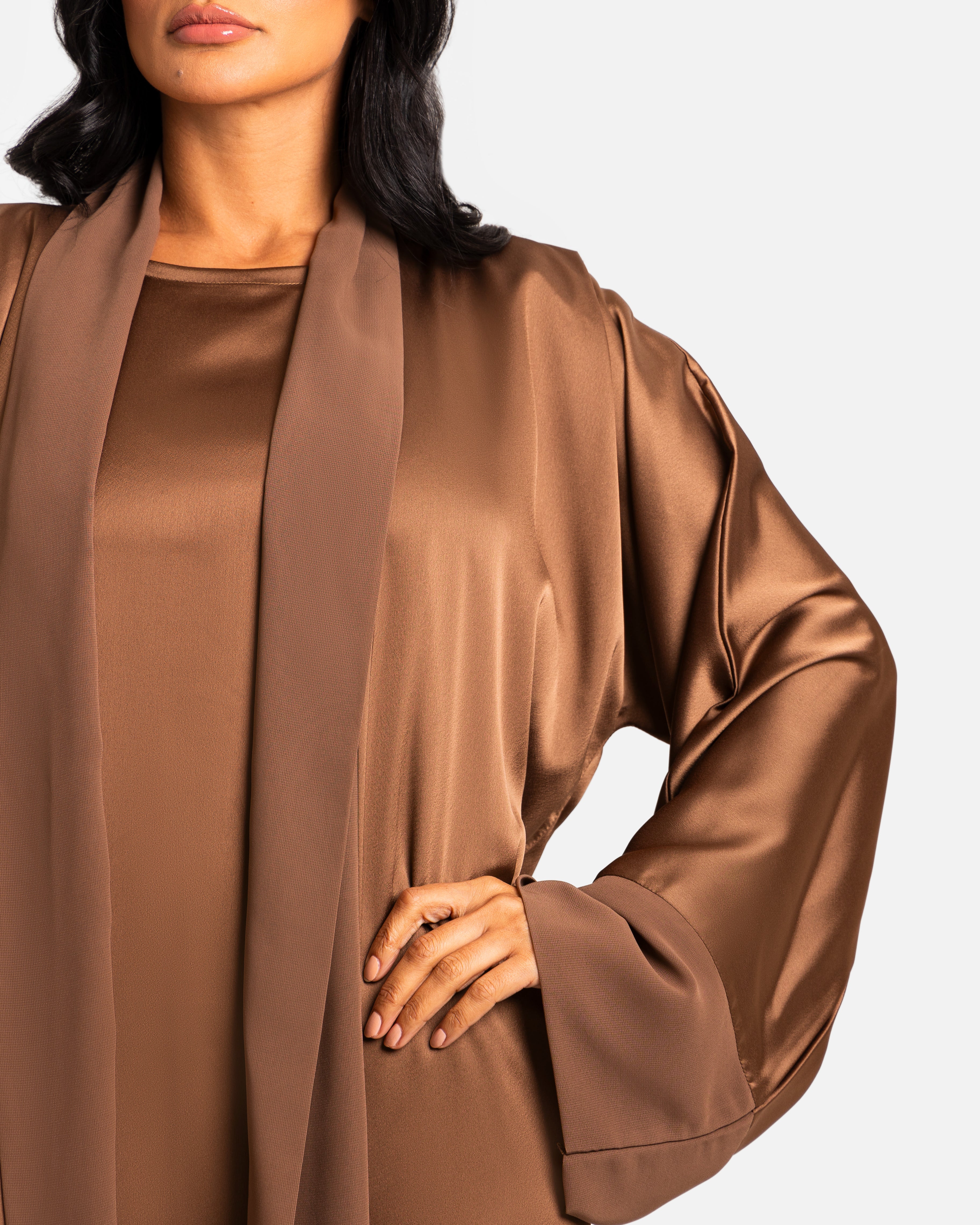 Mocca Abaya by Maison Qamar Dubai