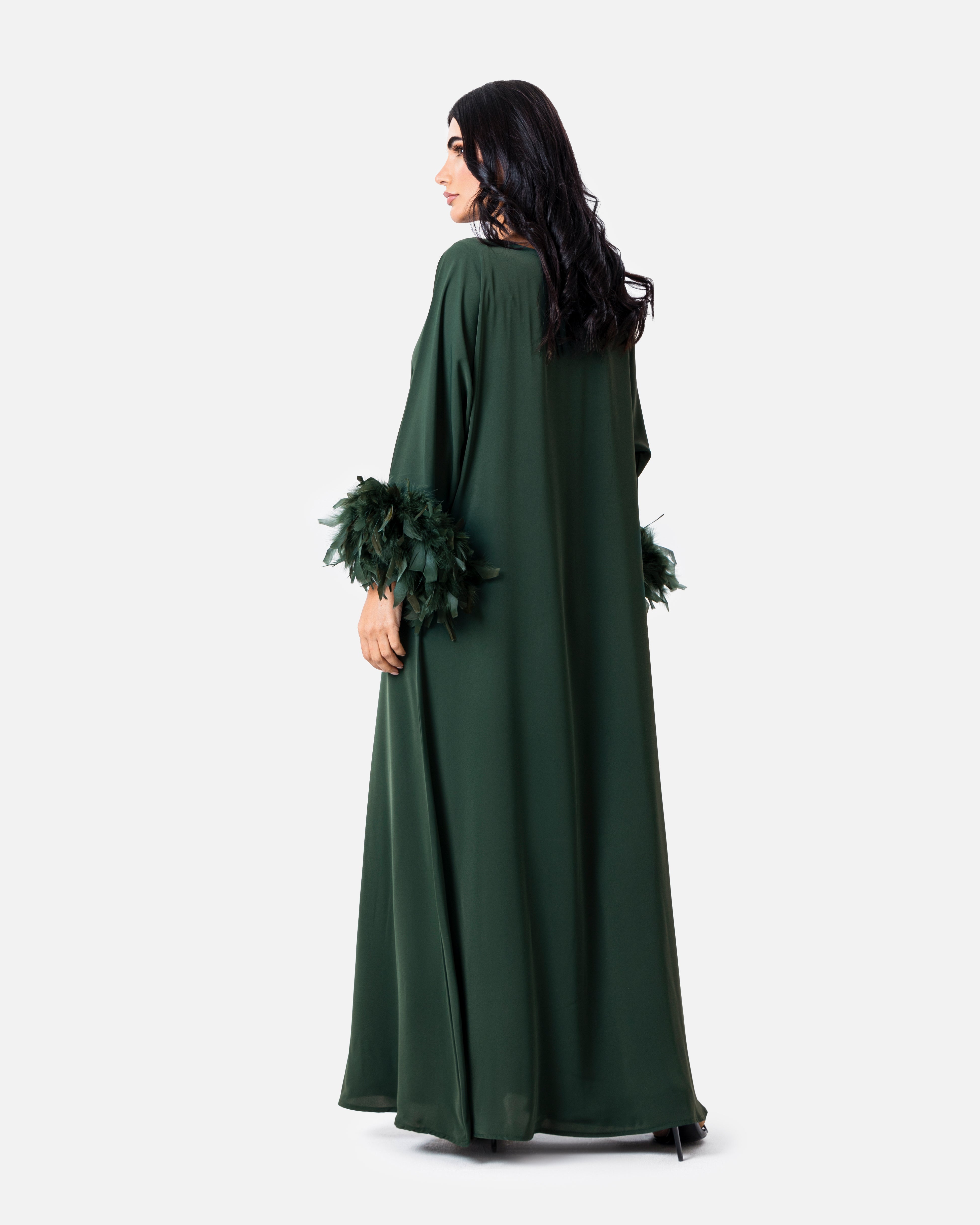 The Dress Green by Maison Qamar Dubai