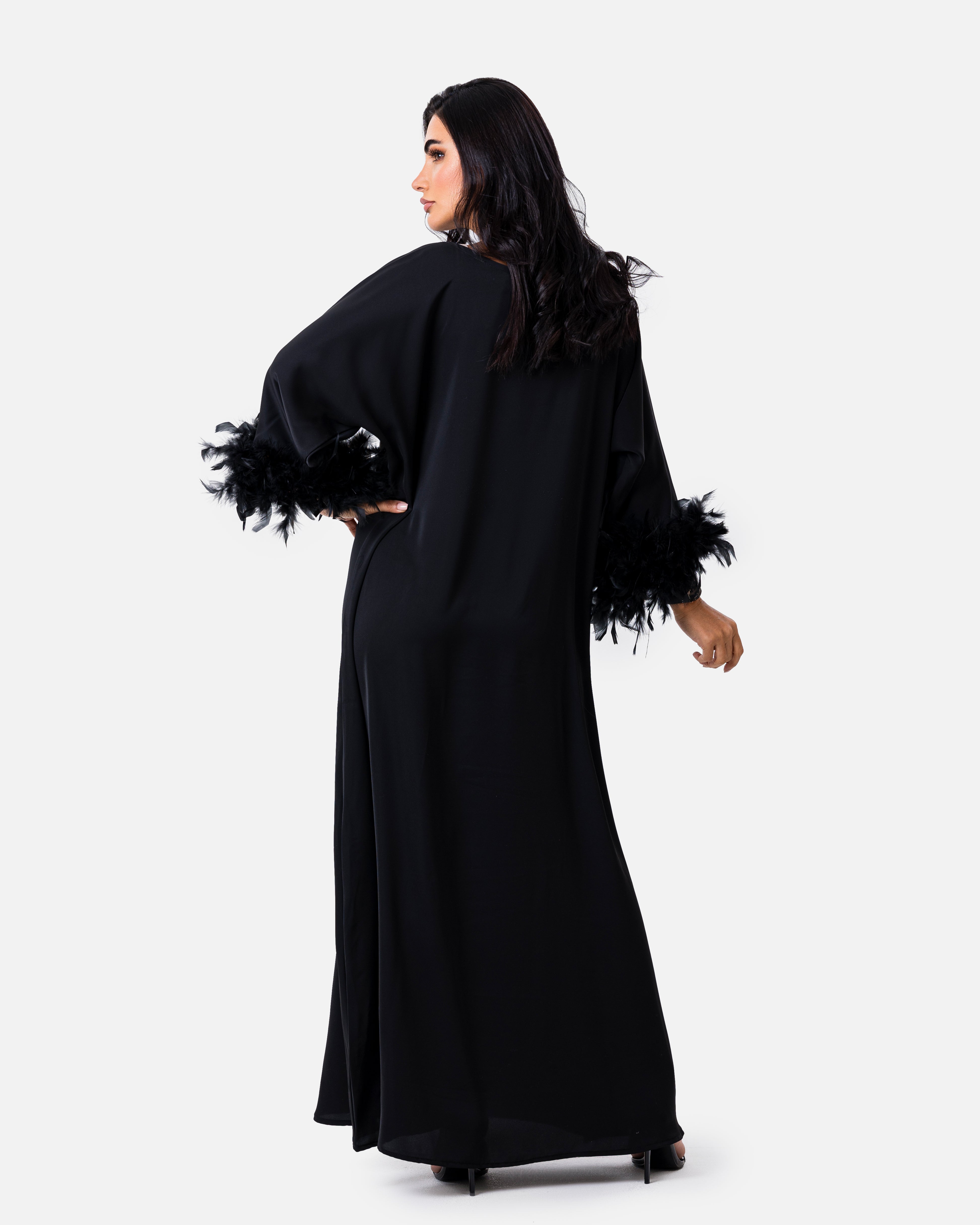 The Dress Black by Maison Qamar Dubai