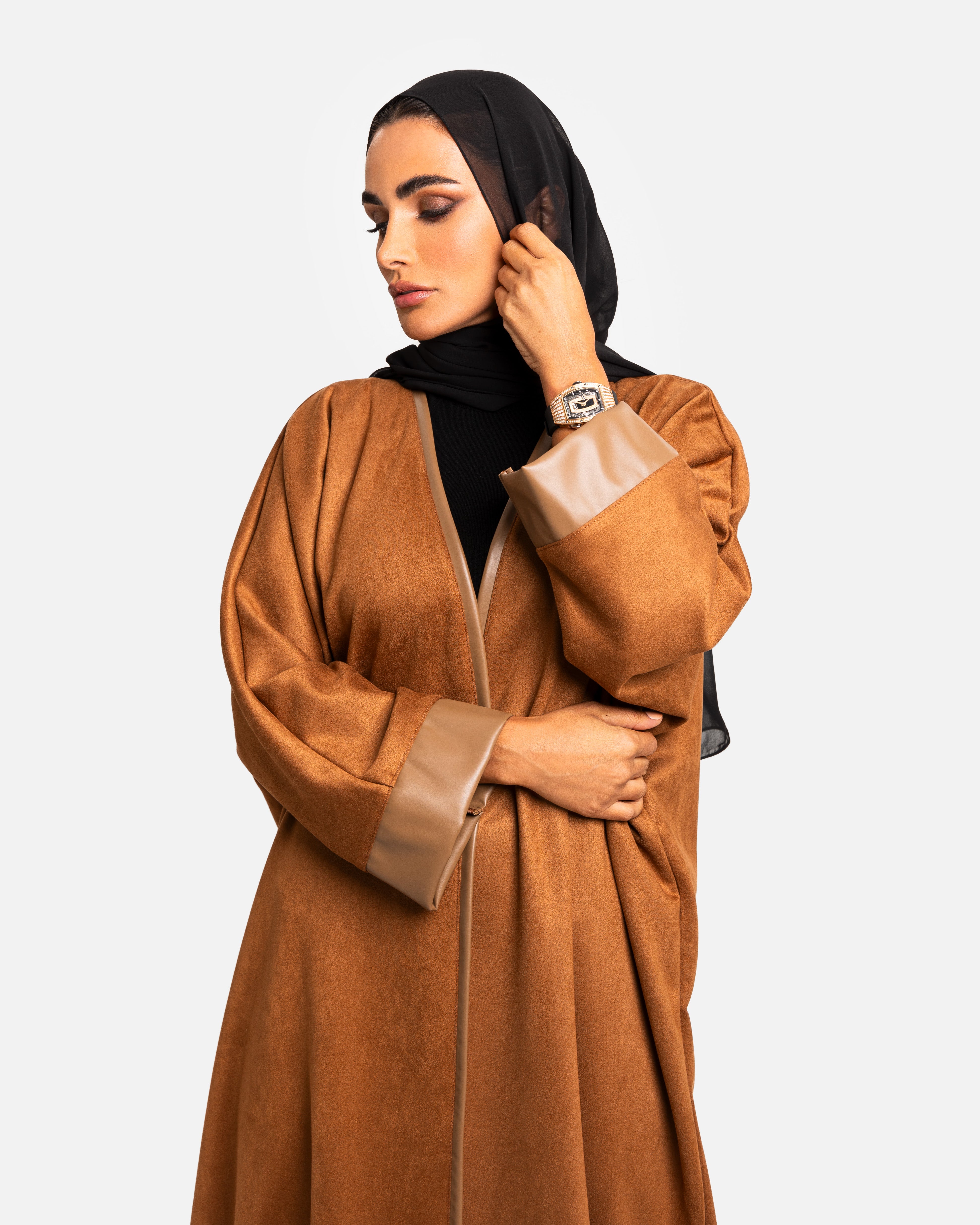 Camel Abaya by Maison Qamar Dubai