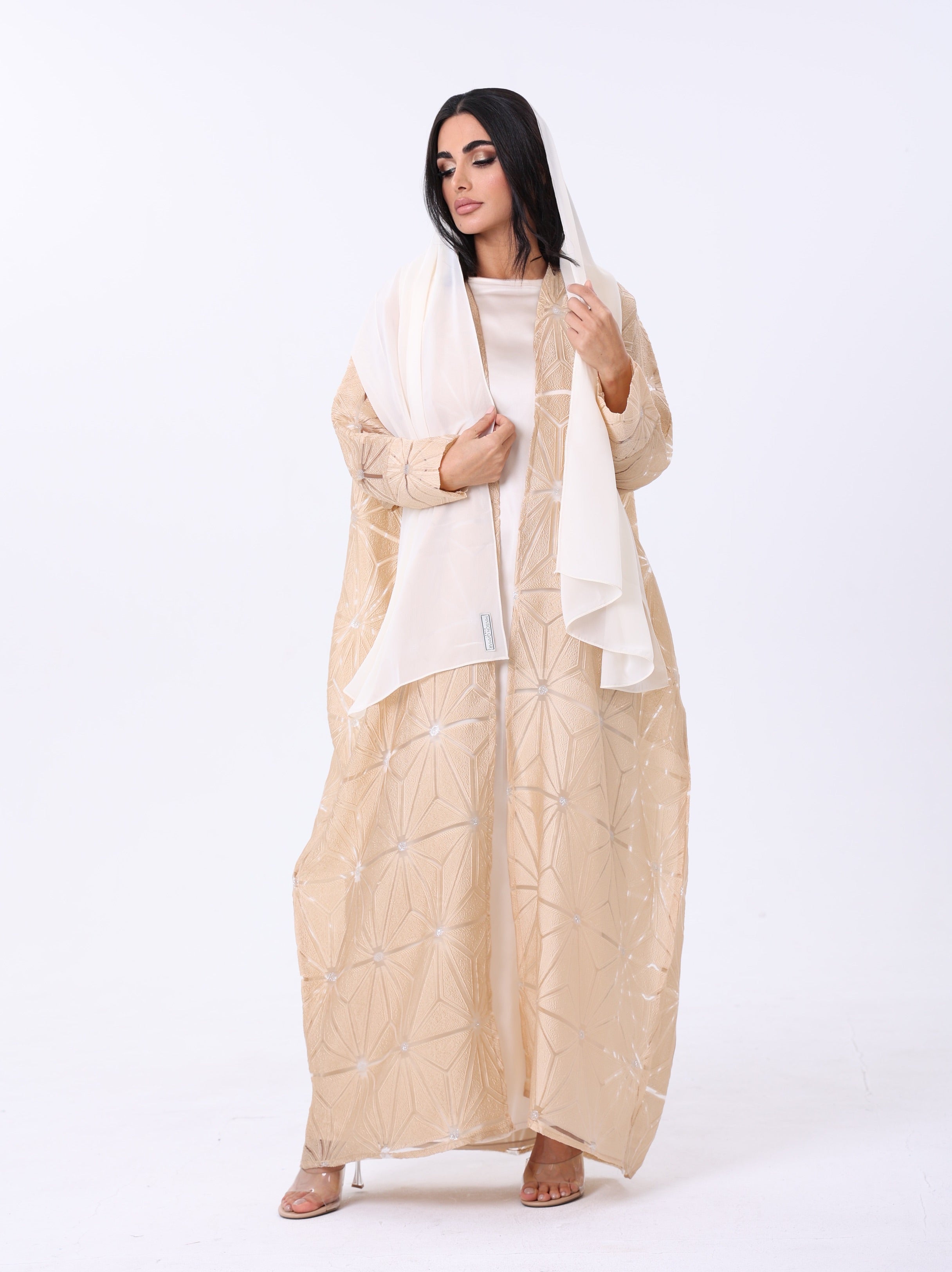 Organza Diamond Light Abaya
