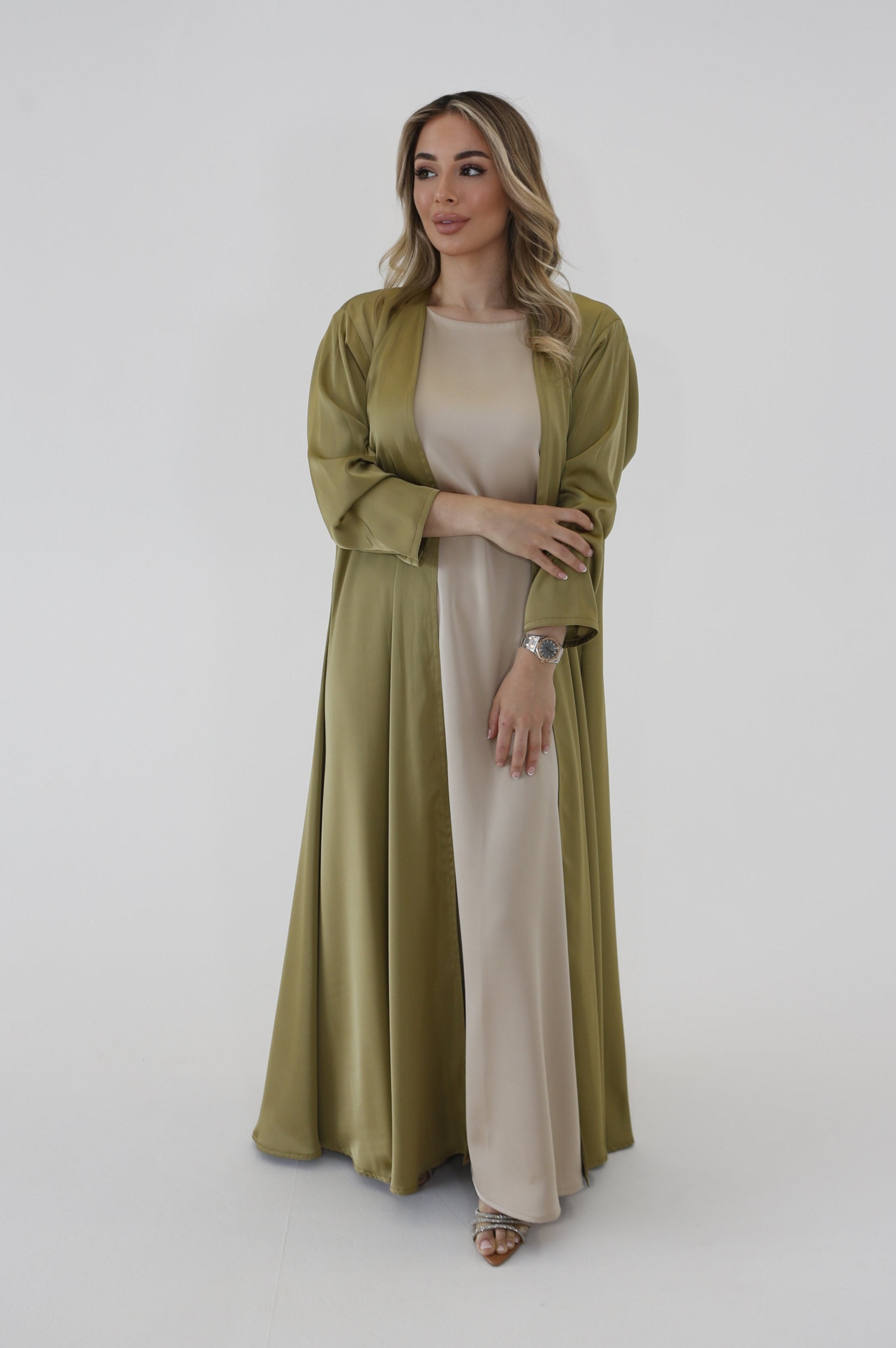 Cinderella Abaya Set Green